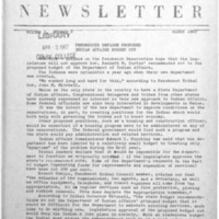 <em>Maine Indian Newsletter</em> (March 1967)