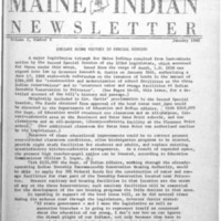 <em>Maine Indian Newsletter</em> (Jan. 1968)