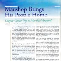 "Maushop Brings His People Home" (2003) by Linda Coombs