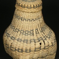 <em>Yarn Basket</em> (c. 1760) by Penacook Abenaki Indians