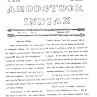 <em>The Aroostook Indian</em> (February 1971)