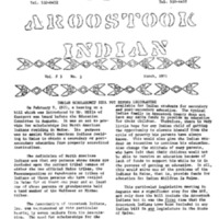 <em>The Aroostook Indian</em> (March 1971)