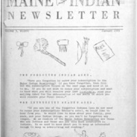 <em>Maine Indian Newsletter </em>(Jan. 1969)