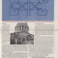 <em>Wabanaki Legislative News </em>(Nov. 2001)